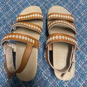 Preloved SKECHERS Becka - Counting Summers Boho brown sandals women size unknown